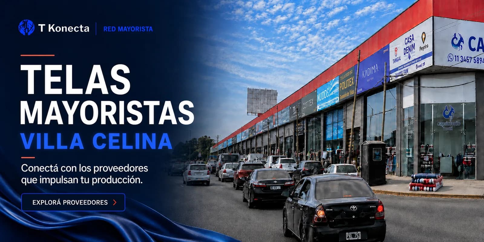 Telas mayoristas en Villa Celina